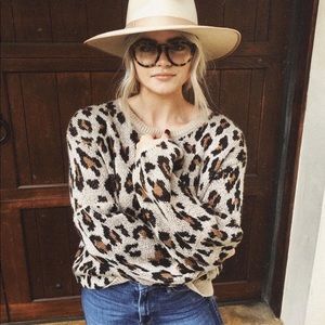 AMUSE SOCIETY LEOPARD SWEATER